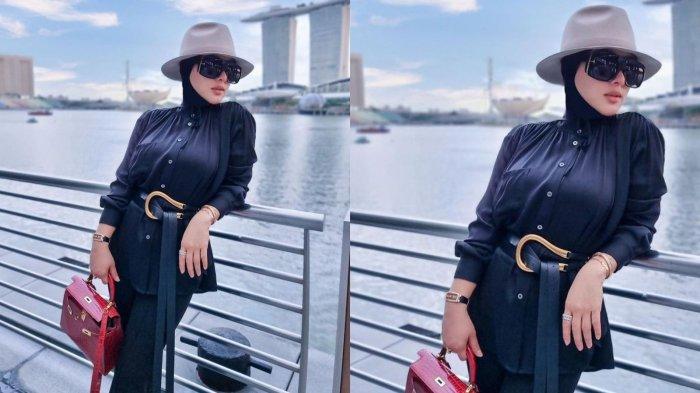 Gaya Nyentrik Sempurna dari Kepala Hingga Ujung Kaki, Penampilan Syahrini Picu Teguran Aisyahrani