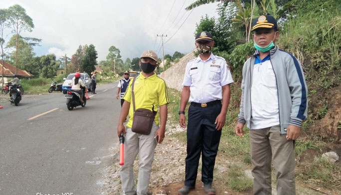 Posko Covid-19 di Mano Perketat ASN dan THL Wajib Tunjuk Surat Keterangan Jalan dari Pimpinan OPD