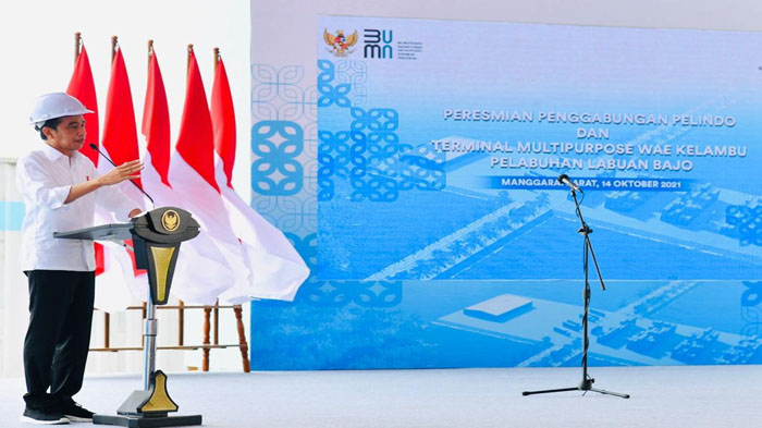 Presiden Resmikan Terminal Multipurpose Wae Kelambu Pelabuhan Labuan Bajo
