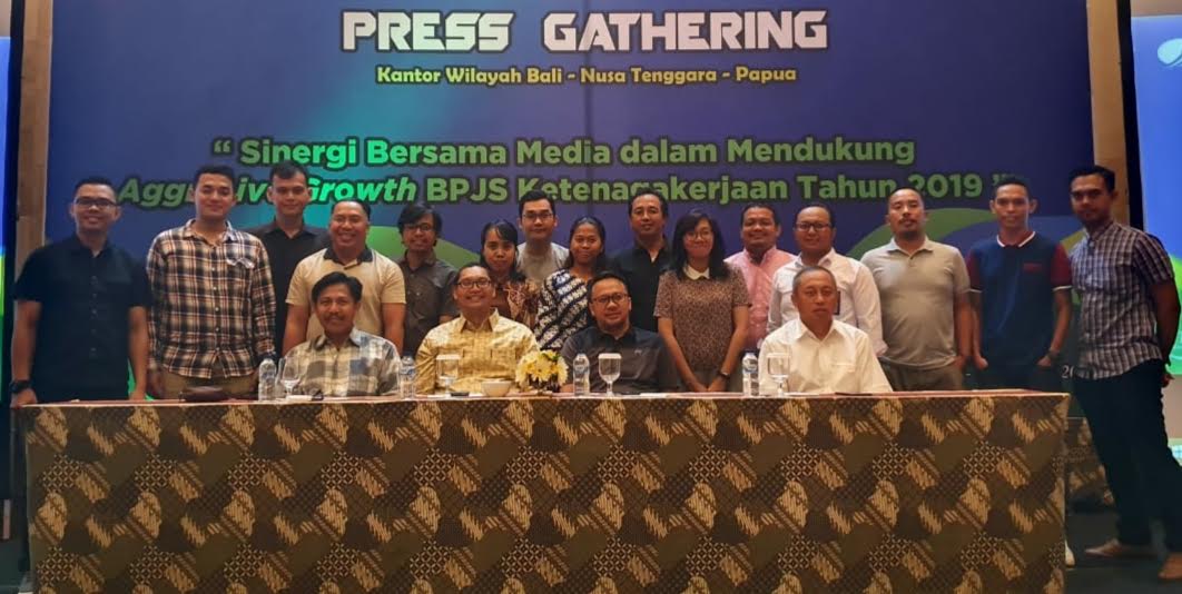 BPJS Press Gathering PJS Ketenagakerjaan Dengan Media Dukung Aggresive Growth Tahun 2019