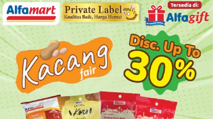 Promo Alfamart Besok 1 Agustus 2022, Promo Kacang Pilihan Diskon 30 % , Hari Ini Minyak Goreng Murah