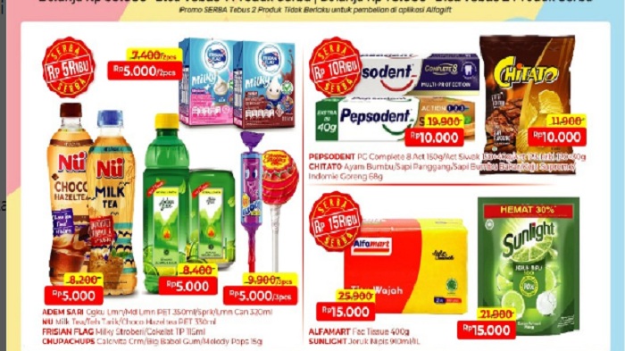 Promo Alfamart 18-25 April : Diskon 30 Persen Sirup Squash Termurah Rp8.900, Mizone Beli 2 Gratis 1