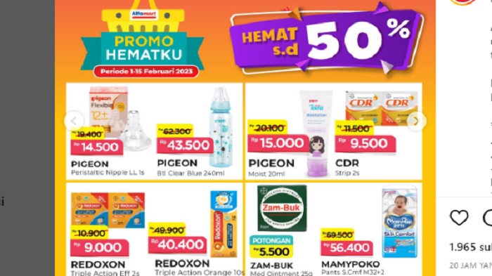 Promo Alfamart 4-7 Februari 2023, Potongan Harga : Sardines ABC Ro5.200, Teh Poci 2Ribu, Kimbo 3Ribu