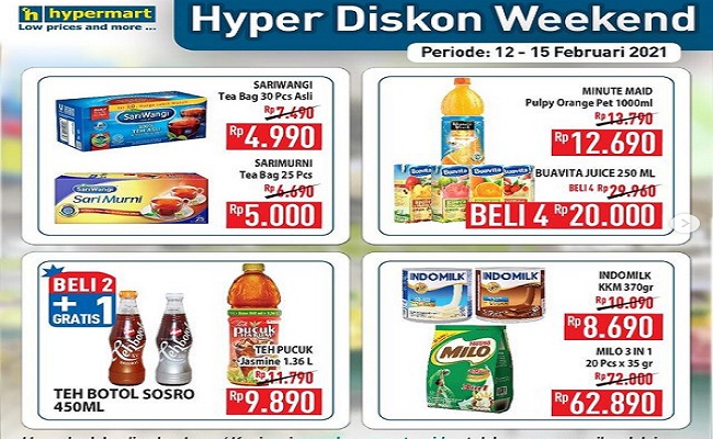 Katalog Promo Hypermart Hari Ini 14 Februari 2021, Diskon20% ember sapu mop, Filma Rp 7.800/2pcs