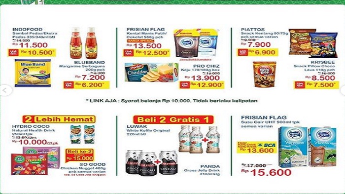 Promo JSM Indomaret Minggu 25 April 2021, Blue Band Rp6.200/sachet, Kurma Fresh Rp 19.900