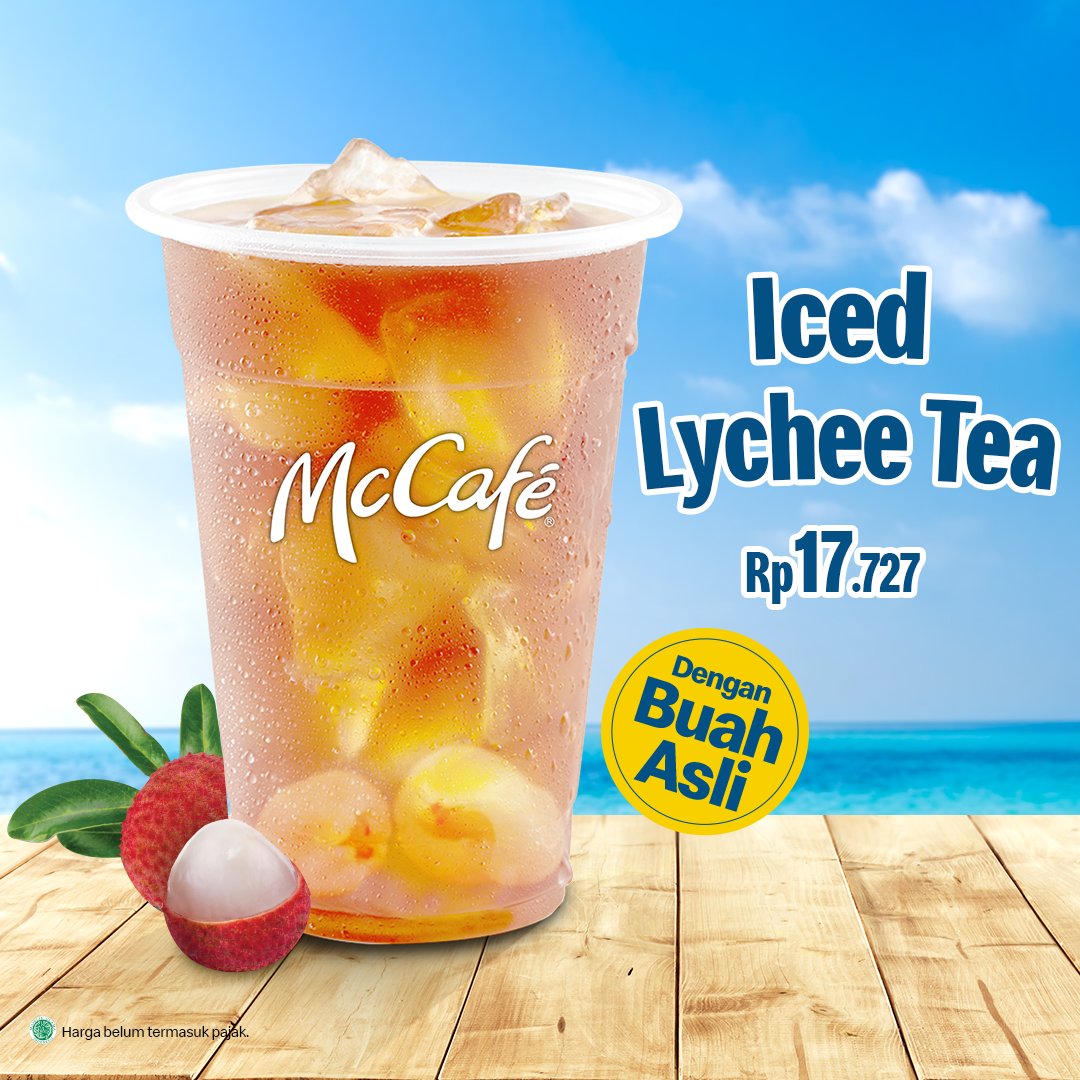 Promo McDonalds Menu Baru Ice Lychee Tea Minggu 23 Mei 2021, Harga Spesial Rp 17.727
