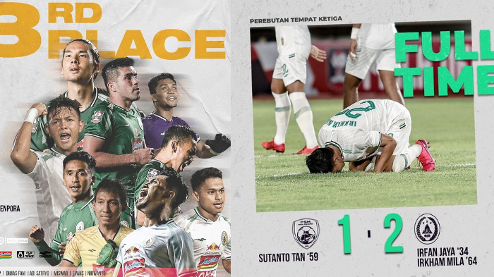 PSS Sleman Akhirnya Raih Peringkat Tiga Piala Menpora 2021, Kalahkan PSM Makassar 2-1