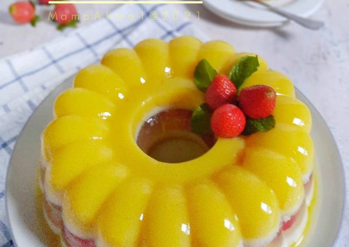 Segarnya Puding Nanas Susu, Menu Sehat Buka Puasa Ramadhan, Begini Cara Buatnya