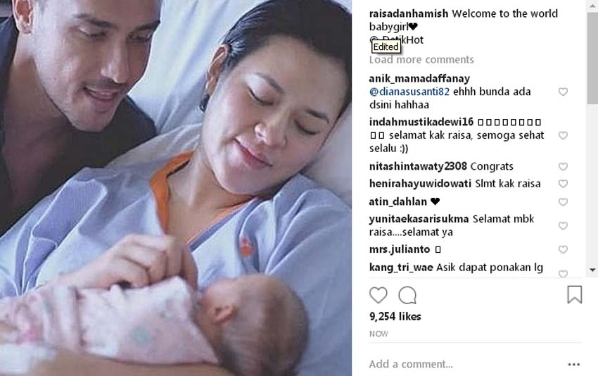 Jarang Diekspos, Anak Raisa dan Hamish Daud Sudah Besar