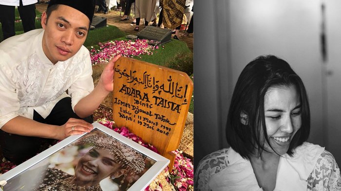 Sebulan Setelah Kepergian Adara Taista, Rasyid Rajasa Posting Kondisi Makam Sang Istri