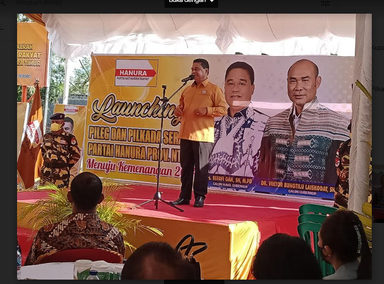 Partai Hanura NTT Tetap Jagokan Viktor Laiskodat pada Pilgub NTT 2024