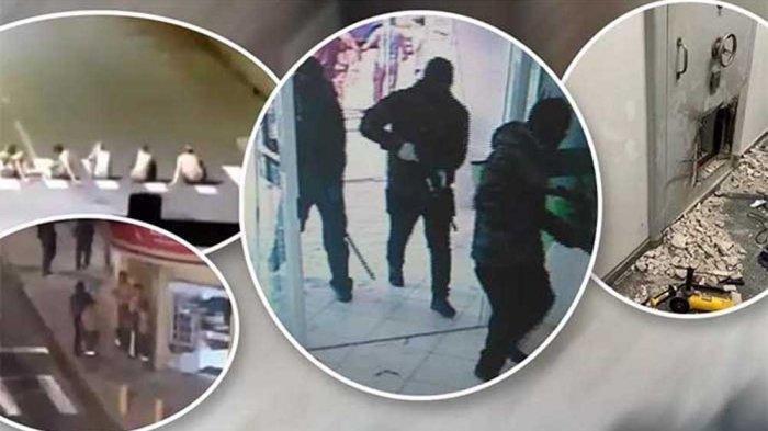 MENGERIKAN, Baru Terjadi, 30 Bandit Rampok 4 Bank, Uang Rampokan Ditabur di Jalan, Polisi Diserang!