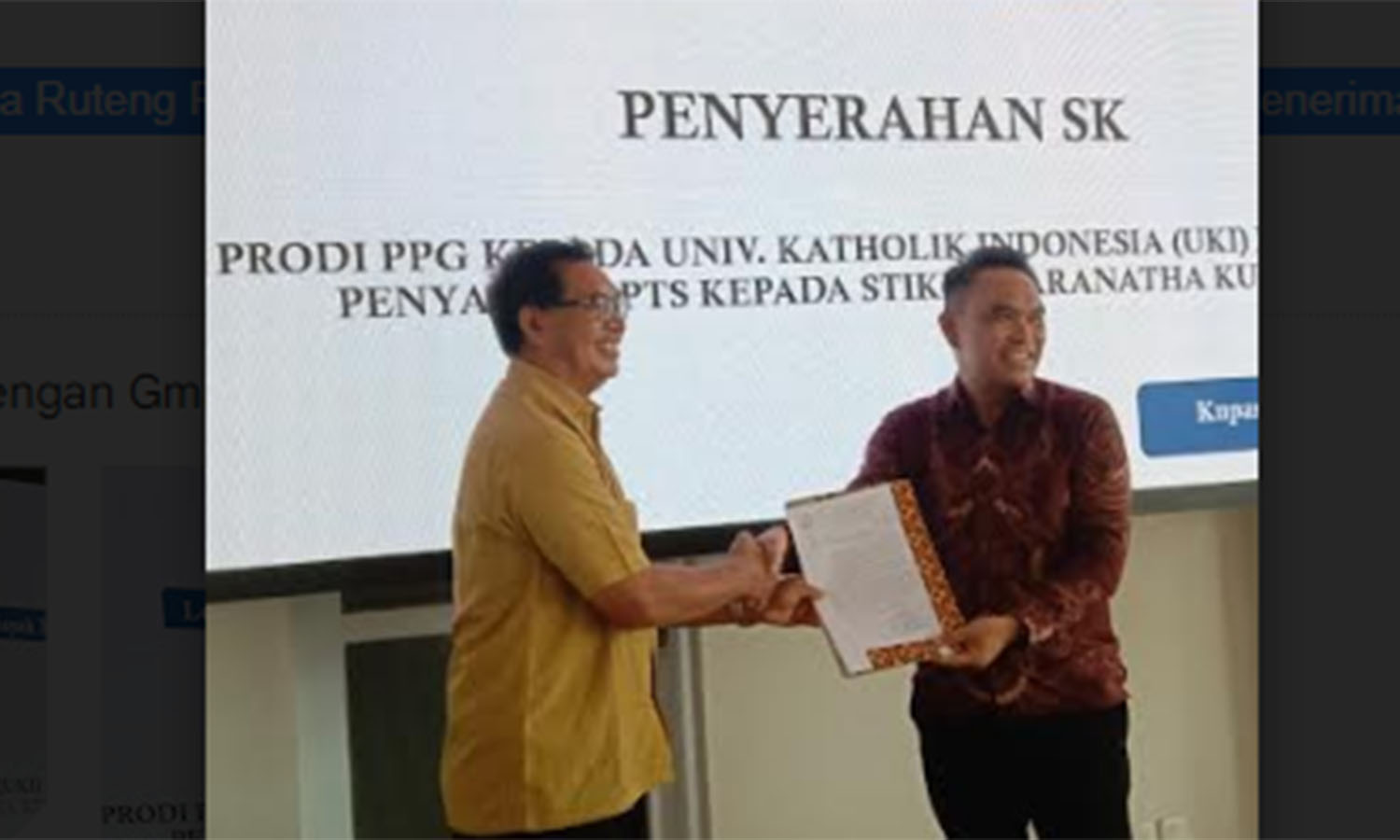 Unika Santu Paulus Ruteng Resmi Buka Prodi PPG