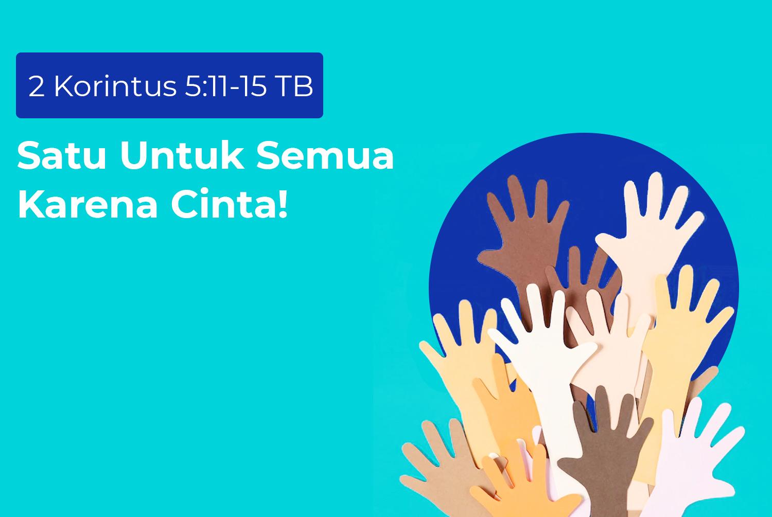 Renungan Harian Kristen Rabu 20 September 2023, Satu Untuk Semua