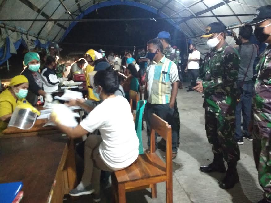 Warga Lembata yang Dijemput di Larantuka Langsung Dikarantina