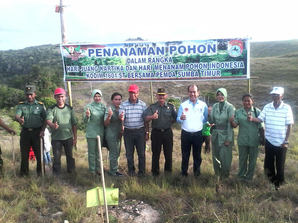 1.500 Anakan Pohon Hijaukan Pambata Njara Sumba Timur