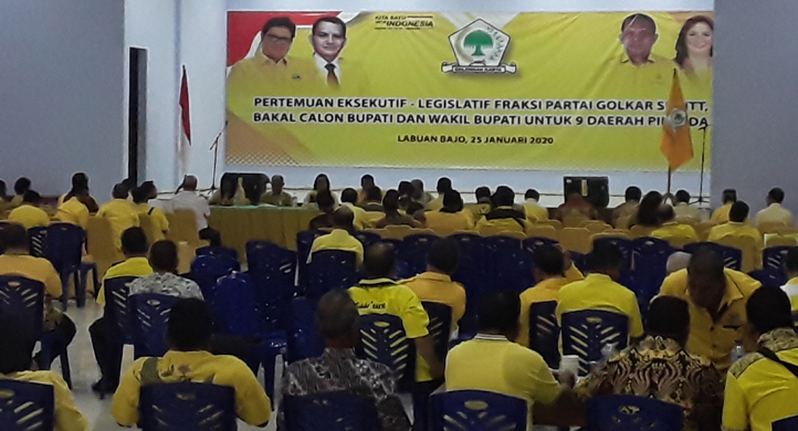 Ini Keyakinan Kristoforus Efi Salah Satu Balon TTU yang Hadir Rakor Golkar NTT di Labuan Bajo