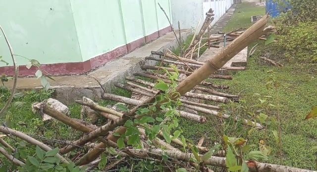 OTK Merusak Fasilitas Umum di SMA Negeri Oenopu-TTU, Begini Kondisinya