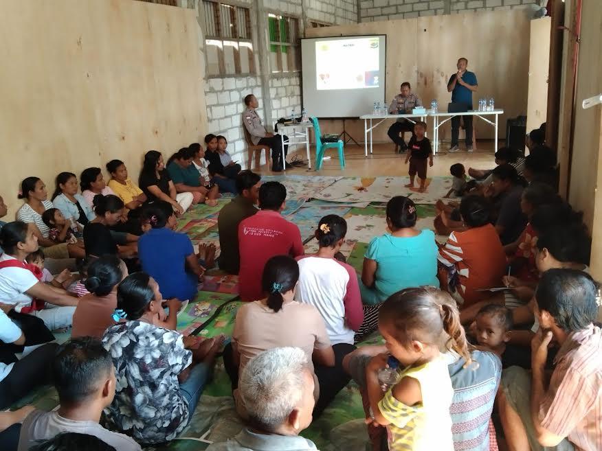 Kapolsek Lobalain Beri Sosialisasi UU Perlindungan Anak di PPA Haleluya Kapolsek Lobalain