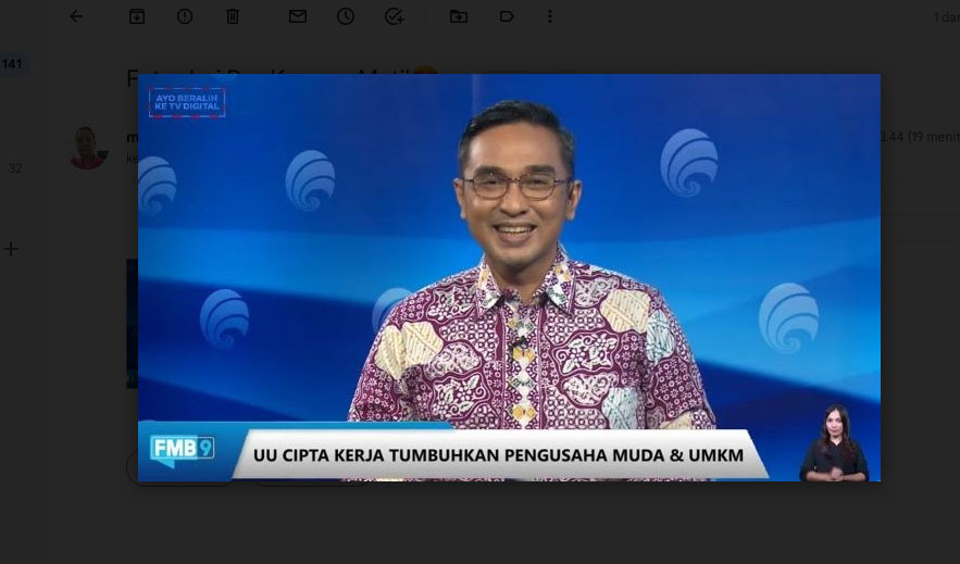 Undang-Undang Cipta Kerja, Pemerintah Berikan NIB Gratis agar Jumlah UMKM Meningkat