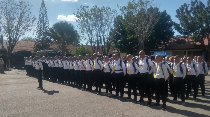 SPN Polda NTT Terima 170 Calon Siswa Bintara Rekrutmen Terpadu TA 2019 Panda NTT