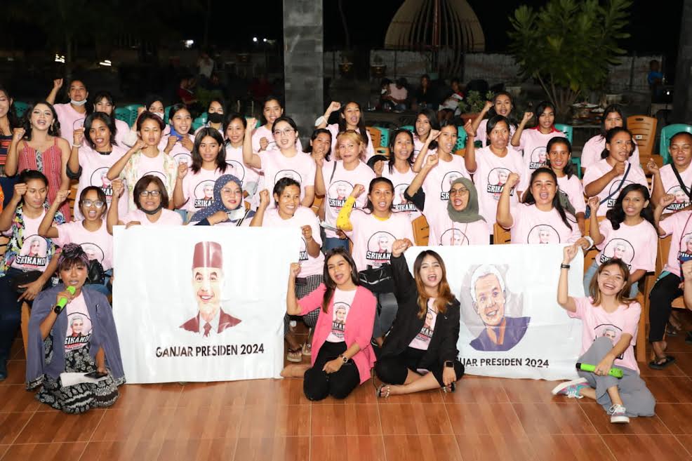 Pilpres 2024, Ratusan Perempuan NTT Dukung Ganjar Pranowo Presiden 2024