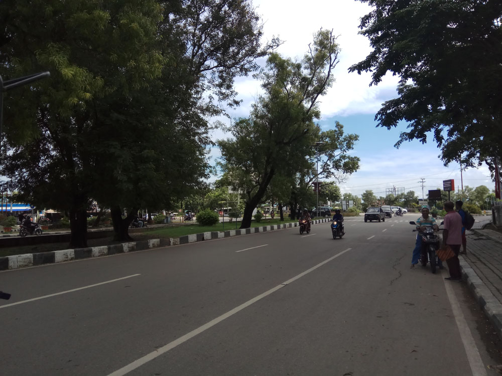 Traffick Light di Bundaran Dekat Kantor Gubernur Tidak Berfungsi