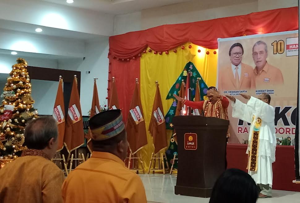Natal 2022, Nataru Partai Hanura NTT, Refafi Gah: Kader Harus Bekerja Sesuai Hati Nurani