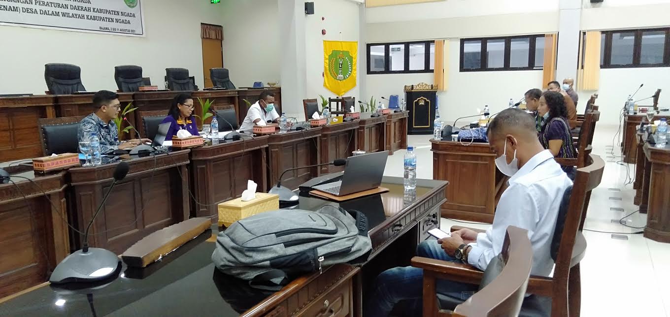 Kemenkumham NTT Bersama Pemda dan DPRD Ngada Bahas Ranperda Perumda