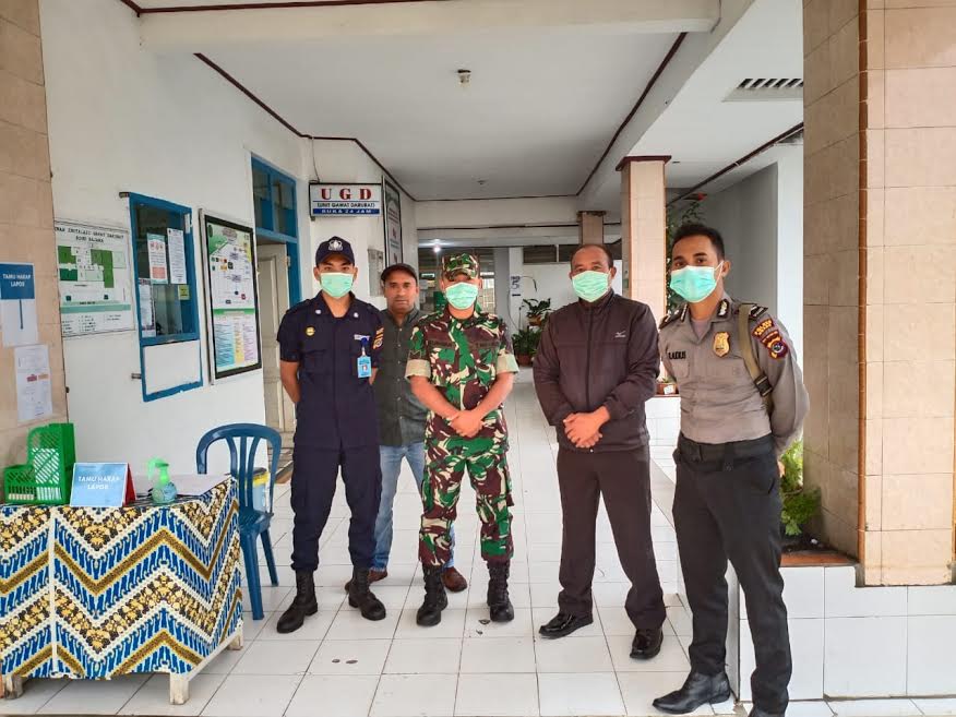Cegah Covid -19, Tim Gabungan Lakukan Pengamanan di RSUD Bajawa