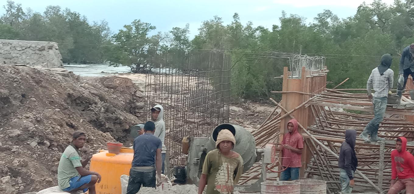 Proyek Jembatan Maudolung Kabupaten Sumba Timur Sudah 65 Persen