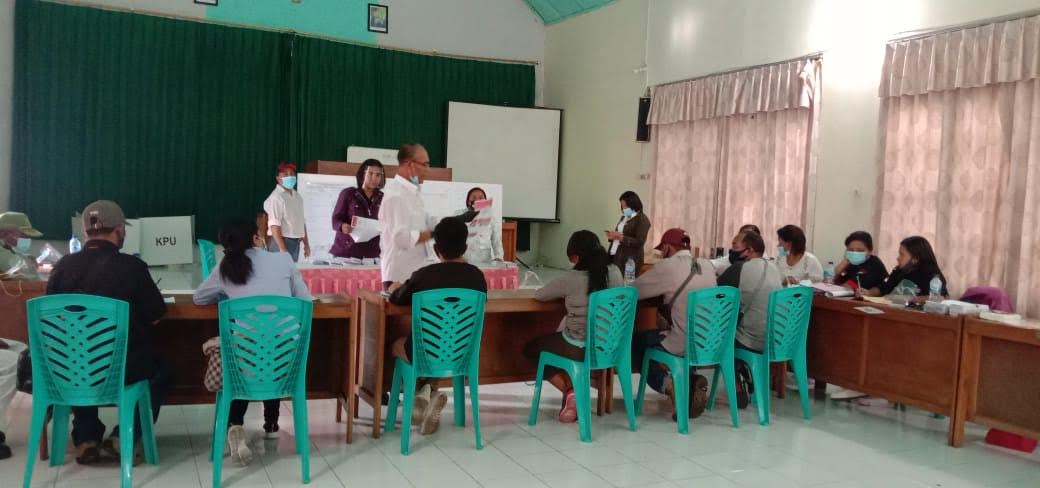 Data Perolehan Suara Paslon Pilkada Ngada Per Kecamatan, Simak !