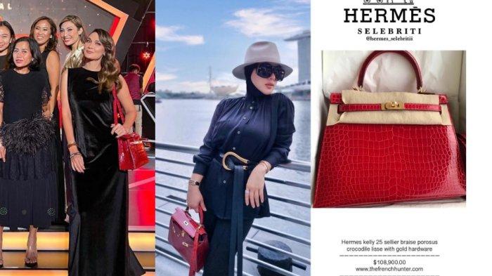 Luna Maya dan Syahrini Akhirnya Kompak Sehati, Kenakan Tas Hermes Serupa yang Harganya Selangit