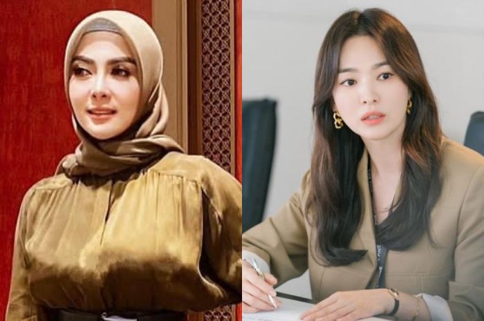Selerah Syahrini Sama dengan Song Hye Kyo, istri Reino Tampil Elegan Tenteng Tas Mewah Rp 47,7 juta