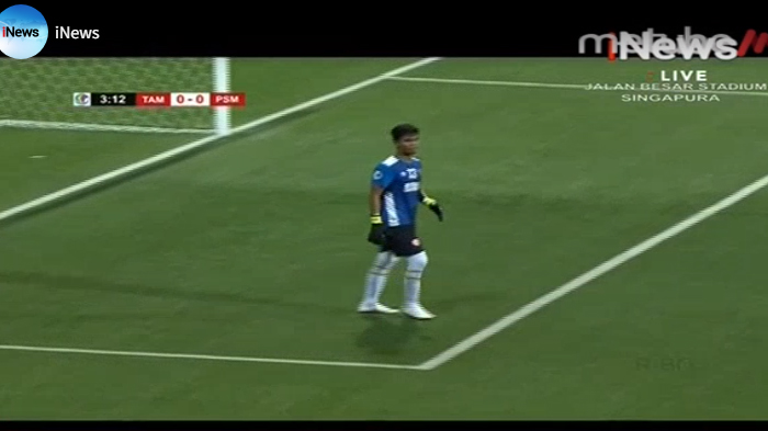 SEDANG BERLANGSUNG Live Streaming INews TV Tampines Rovers vs PSM Makassar, Skor Sementara 0-0