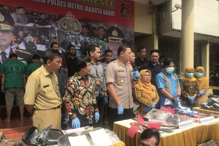 Tak Hanya Tawuran, 80 Persen Anggota Geng Motor yang Ditangkap di Jakarta Barat Positif Narkoba