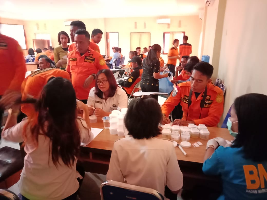 Pegawai SAR Kupang Ikut Tes Urine Narkoba Dari BNN