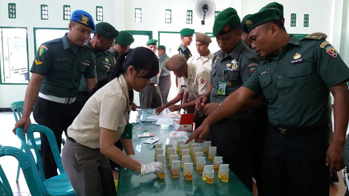 30 Personel Korem Wira Sakti Kupang Lakukan Test Ini, Mendadak Loh