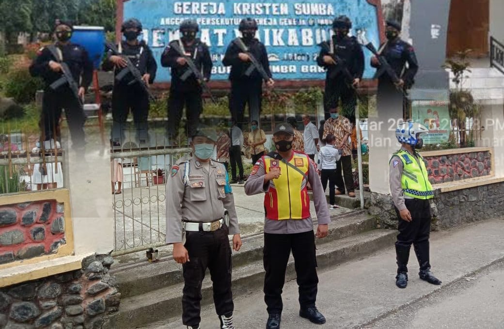 Jelang Hari Raya Paskah, Tim Polres Sumba Barat Gelar Operasi Malam Hari Ciptakan Suasana Damai