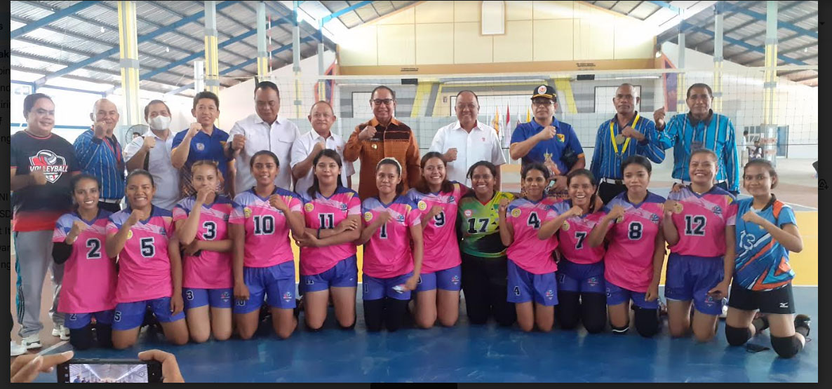 Porprov NTT 2022, Tim Voli Putri Kota Kupang Libas Tim Voli Putri Ende 3-0