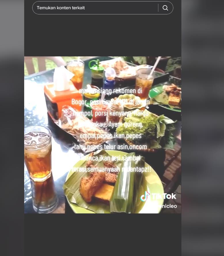 Video Viral TikTok, Warung Nasi Timbal M11 Bogor, Jawa Barat