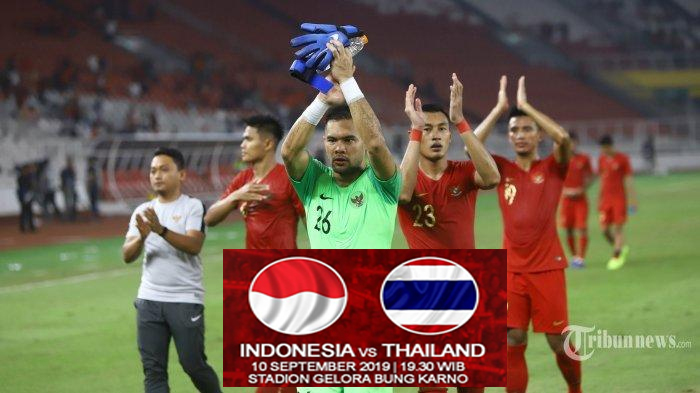 Live Streaming Mola TV Indonesia vs Thailand Kualifikasi Piala Dunia 2022 Selasa 10/9 Jam 19.00 WIB