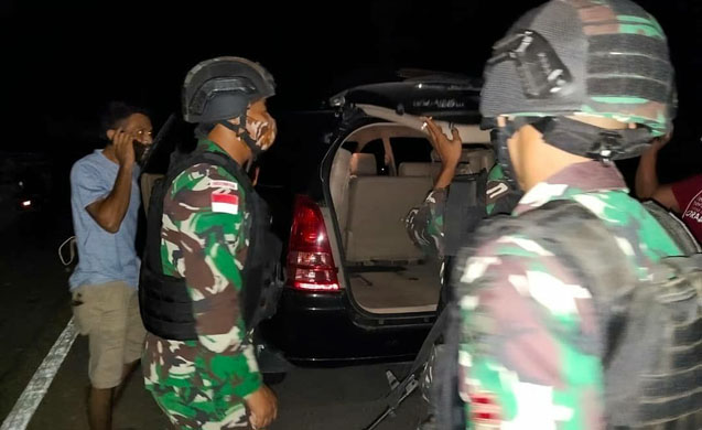 TNI Sweeping di Perbatasan Jelang Natal