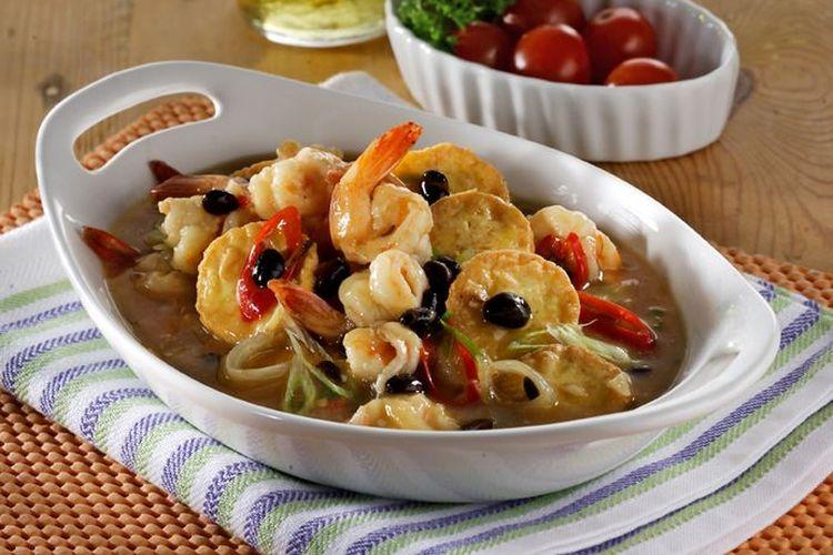 Resep Makanan, Tumis Tofu Jamur Enoki, Insprasi Menu Sat Set untuk Sahur