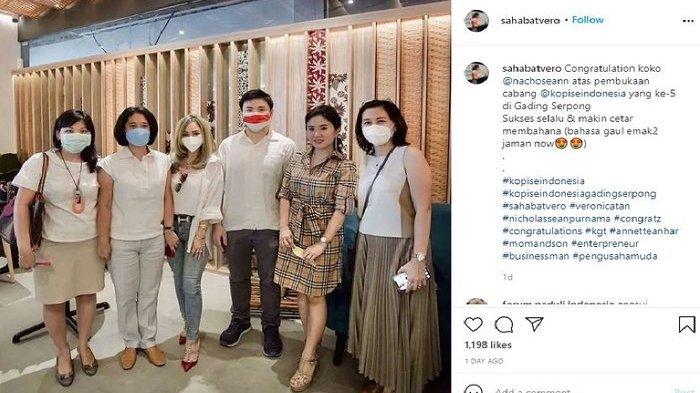 Bak ABG, Beginilah Penampilan Veronica Tan Eks Ahok Saat Buka Cabang Baru Usaha Nicholas Sean