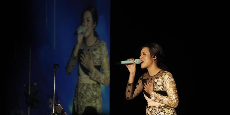 Vokalis Solo Raisa Ajak Penonton Java Jazz Bermain Tebak Lagu