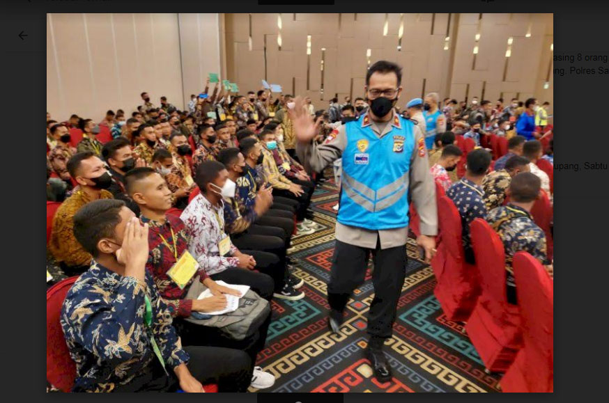 Waka Polda NTT Ingatkan Kepada 447 Lulusan Casis Bintara Polri Tingkat Polda NTT