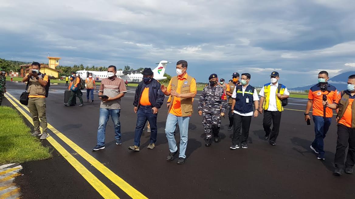 Kepala BNPB Doni Munardo dan Wagub NTT Tiba di Lembata, Langsung Gelar Rapat Terbatas