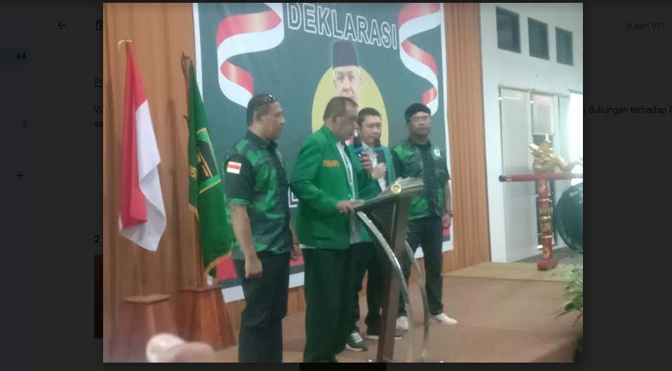 Pilpres 2024, PPP NTT Deklarasi Ganjar Pranowo Calon Presiden RI 2024