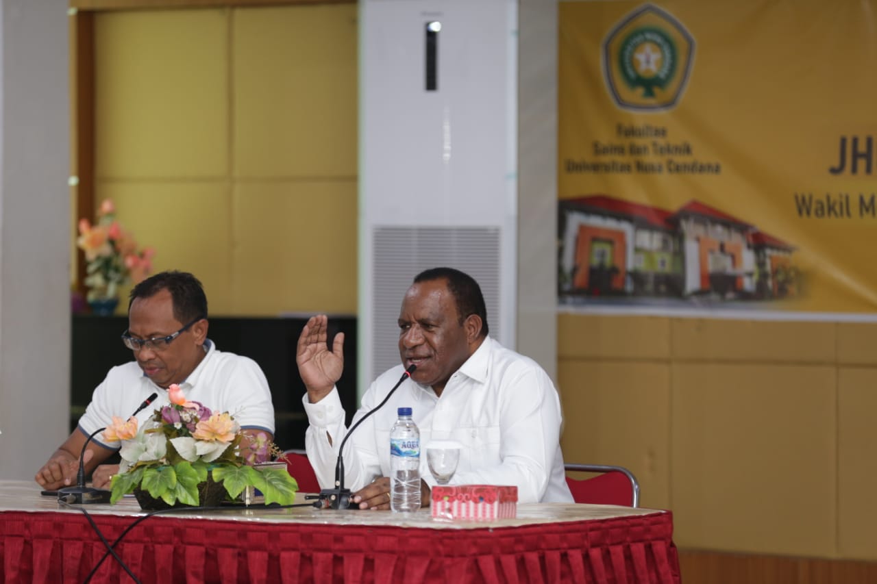 Wakil Menteri PUPR Janji Lanjutkan Pembangunan Auditorium Undana Kupang